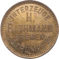 Token - Unterzeuge Strümpfe H. Bathmann, Bremen