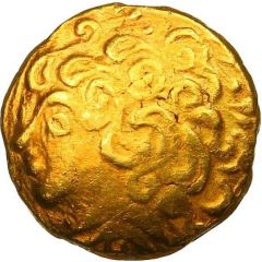 1/4 Stater with lyre and rowel