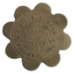 50 Cents - E. A. Lingelbach Holland, Iowa