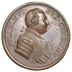 Medal - George II Rebels Retreat to Scotland, bronze