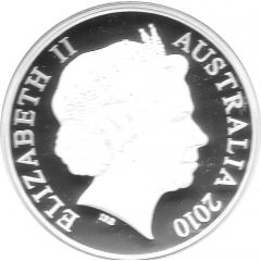 5 Dollars - Elizabeth II 4th Portrait - S.25 Sandringham - Masterpieces in Silver
