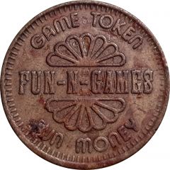 Token - Fun-N-Games Youngstown, Ohio