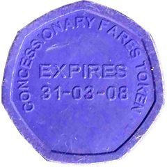 50 Pence Transport Token - Wokingham District