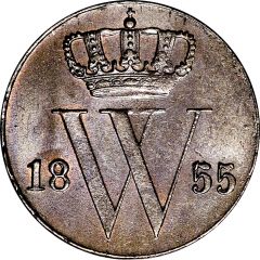 1/2 Cent - Willem III