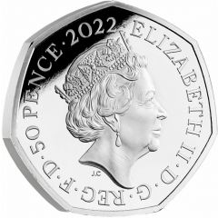 50 Pence - Elizabeth II Kanga and Roo, Silver Proof