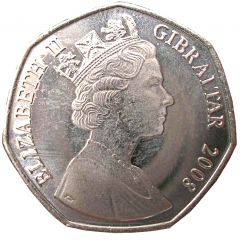 50 Pence - Elizabeth II Our Lady of Europe