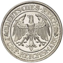 5 Reichsmark Freiherr vom Stein - Pattern