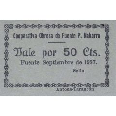 50 Céntimos Fuente de Pedro Naharro