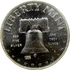 1 oz Silver Liberty Mint - Liberty Bell