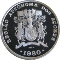 100 Escudos Azores Regional Autonomy, Silver