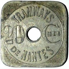 20 Centimes Tramways de Nantes Grand C [44]