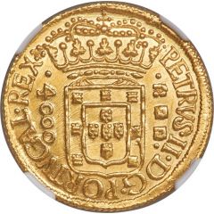 4000 Réis - Pedro II Pernambuco Mint