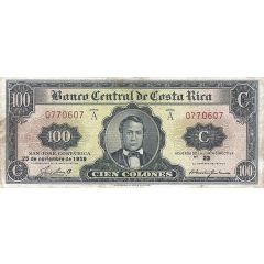 100 Colones Series A