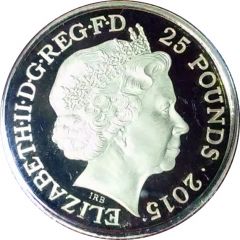 25 Pounds - Elizabeth II Winston Churchill, Gold Proof