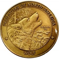 Token - North American Hunting Club Collectors Series 2 - Wolf