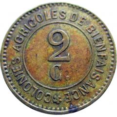 2 Centimes - Prison Hoogstraeten Merxplas