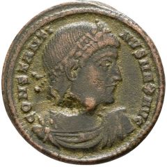 Nummus - Constantinus I GLORIA EXERCITVS, Constantinopolis