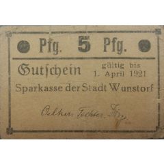 5 Pfennig Sparkasse