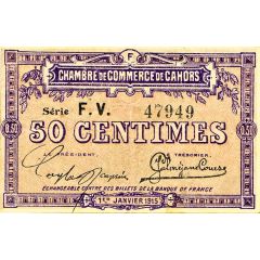 50 Centimes - Chambre de Commerce de Cahors 46