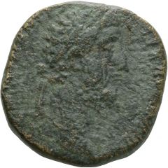 Sestertius - Commodus APOL MONETAE P M TR XVI IMP VIII COS VI S C, Apollo
