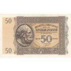 50 Drachmai Italian occupation