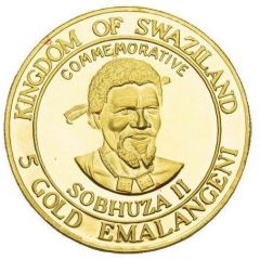 5 Emalangeni - Sobhuza II Silver Jubilee