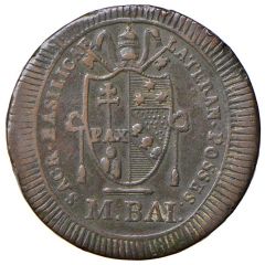 1/2 Baiocco - Pius VII Lateran Possess