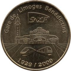 Monnaie de Paris Tourist Token - SNCF Gare de Limoges Bénédictins - 1929/2009