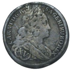 15 Kreuzers - Charles VI Breslau