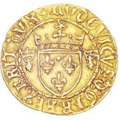 1/2 Gold Ecu with sun of Brittany - Louis XII