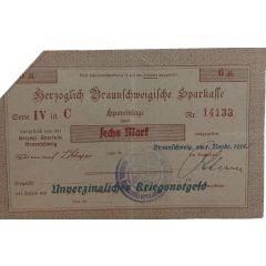 6 Mark Herzogliche Sparkasse