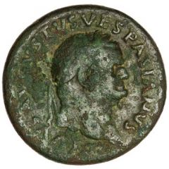 Sestertius - Vespasian S C, Spes