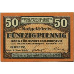 50 Pfennig Bank für Handel und Industrie