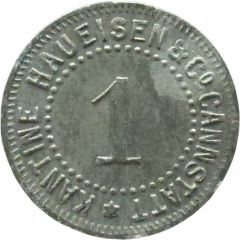 1 Pfennig - Cannstatt Kantine Haueisen & Co