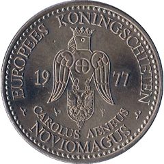 Token - Europees Koningschieten Noviomagus Carolus Aeneus 1977