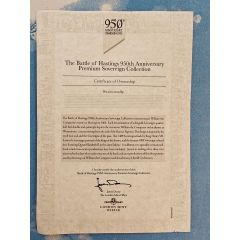 1/2 Sovereign - Elizabeth II Battle of Hastings