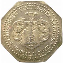 10 Pfennig - Neusalz a. Oder Gruschwitz Textilwerke Akt. Ges.