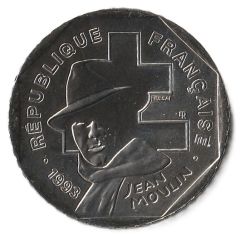 2 francs Jean Moulin Essai