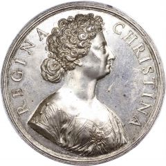 Medal - Queen Christina's anger toward the behavior of France