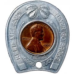 Encased Token - Lincoln`s Silver Bar and Gift