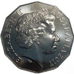 50 Cents - Elizabeth II 4th Portrait - Passchendaele