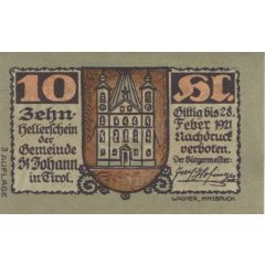 10 Heller St. Johann in Tirol