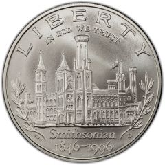 1 Dollar Smithsonian 150th Anniversary