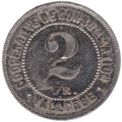 2 Francs - Coopérative de consommation Vallorbe