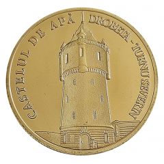 Medal - Castelul de Apă de la Drobeta Turnu Severin Golden World Coin