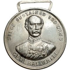 Medalet General White; J. Fenton, silver