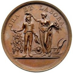 Vevey Agricultural Society bronze