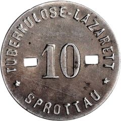 10 Pfennigs - Sprottau Tuberkulose Lazerett
