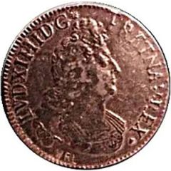1/2 Écu - Louis XIV Replica