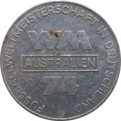 Medal - World Cup 1974 Australia